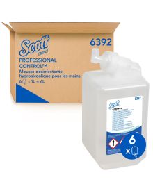 Scott® Control™ Alcohol Foam Hand Sanitiser (6392) – 6 x 1 Litre Cassettes