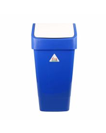 Swing Top Bin Blue 50L – Hygienic Waste Disposal Solution