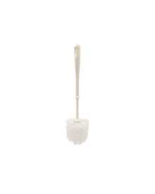 Classic Domed Head Toilet Brush – Durable White Polypropylene