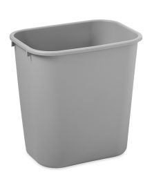 Rubbermaid Rectangular Utility Wastebasket 26.6L – Durable Polyethylene Bin for Office & Home Use