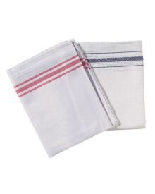 Nationwide Cotton Tea Towels 73x48cm – Assorted Colours, Pack of 10