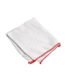 Stockinette DishCloths Red 30x40cm – Sewn Edge, Heavy Duty, Pack of 10