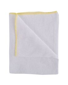 Yellow Stockinette Dishcloths 30x40cm – Colour Coded, Absorbent, Durable Cleaning Cloths