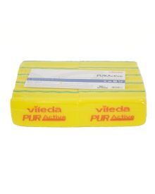 Vileda Puractive Yellow Scourer Pack of 10 – Gentle Yet Effective Cleaning Pads