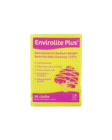 Mediumweight Cleaning Cloth with Antibacterial Properties 50x36cm 