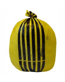 Tiger Stripe Clinical Waste Sacks – Medium Duty | 70L | Roll of 25