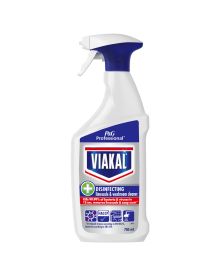 Viakal Disinfecting Limescale & Washroom Cleaner Spray – Kills 99% Bacteria – Pack of 10 x 750ml