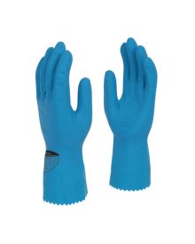 Optima Premium Latex Gloves Blue Size 8 Medium – Food Safe & Chemical Resistant