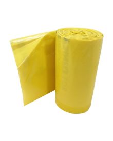 Clinical Waste Sack Yellow UN 10kg Heavy Duty 15x28x39" 381x711x990mm Roll 25