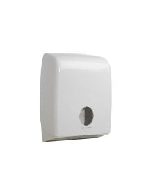 Aquarius Twin Stack Folded Toilet Tissue Dispenser – High-Capacity, Hygienic, White
