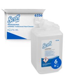 Scott® Control™ Antibacterial Hand Cleanser 6x1L | Kills 99.999% of Bacteria