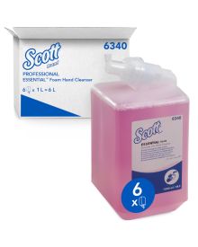 Scott® Essential™ Everyday Use Scented Pink Foam Hand Soap - 6 Cassettes