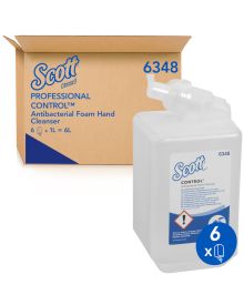Scott®  Antibacterial Unscented Clear Foam Hand Soap - 6 Cassettes   