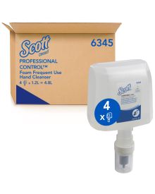 Scott Control Foam Frequent Use Hand Cleanser – Touchless, Fragrance-Free, Eco-Friendly (1.2L)