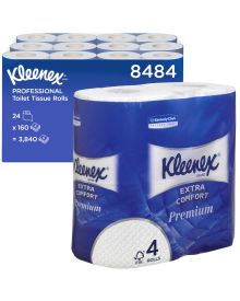 Kleenex® White Standard Size Toilet Paper (8484) 4ply - 6 Packs