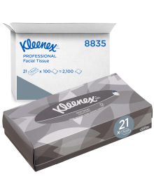 Kleenex Facial Tissue White 2 Ply 20x21cm