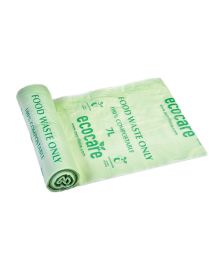 7L Compostable Corn Starch Waste Bags – Roll of 26 (Ecopond®)