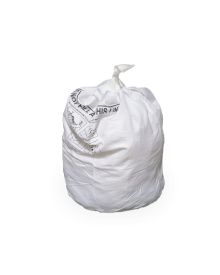 Laundry Bag Polyester with Draw String White 70x80cm