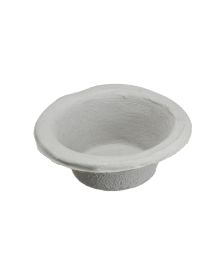 Disposable Pulp Medium Bowl 2L – Recycled, Maceratable, Medical Grade