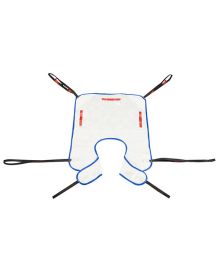 Locomotor Deluxe Mesh Sling Medium with Loops – Comfortable Hoist Sling for Bathing & Transfers