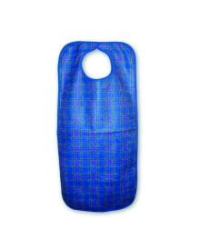 Adult Bib Blue Stewart Snap Closure 45x90cm
