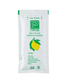 Lemon Glycerin Swabstick Pack of 25 – Moisturizing Oral Care Swabs