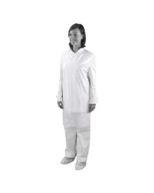White Polythene Apron Lightweight