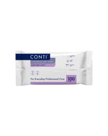 Conti So Soft Cotton Cleansing Dry Wipes – Large 32x28cm | Pack of 100