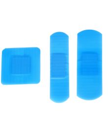 Blue Detectable Food Area Plasters – Assorted Sizes, Sterile & Washproof (20 Pack)