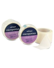 Microporous Tape 1.25cm x 10m – Breathable, Low Allergy Medical Tape