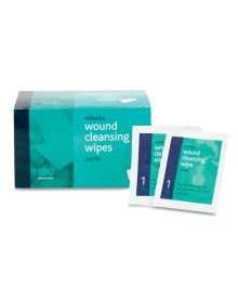 Sterile Saline Cleansing Wipes – Alcohol-Free, Gentle & Individually Wrapped (Pack of 100)