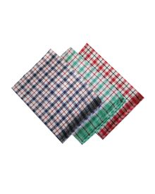 Cotton Check Tea Towels Assorted Colours – Durable Kitchen Towels 46x68cm, Pack of 10