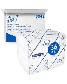 Scott® Control™ White Folded Bulk Toilet Paper (8042) 36 Packs
