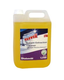 Clean and Clever Carpet Extraction Cleaner – Low Foam, 5L Machine Detergent