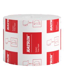 Katrin Classic System Toilet Roll 2-Ply White – 800 Sheets, Eco-Friendly