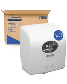 Aquarius™ Slimroll™ White Rolled Hand Towel Dispenser (7955)