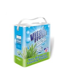 Vital Fresh Biological Laundry Powder 10kg – Up to 193 Washes | Lemon Fresh Scent