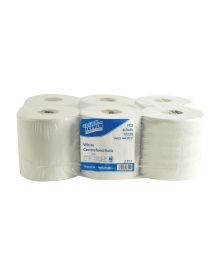 Centrefeed White Roll 6 pack - 2 Ply 150m