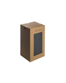 Paper Straws All Black 19.5cm