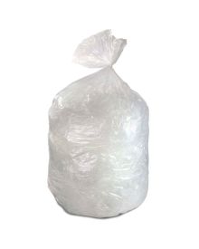 Clear Heavy Duty Wheelie Bin Sack – 15kg Capacity Durable Plastic Bin Liner