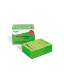 Clinell Indicator Notes Green – 4 x 250 Adhesive Cleaning Status Labels for Healthcare