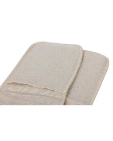 Oven Glove Double Mitt White – Heat Resistant Up to 250°C, Triple-Layer Cotton Gloves