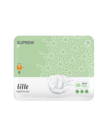 Lille Suprem Fit All-in-One Extra Plus – High Absorbency Adult Incontinence Briefs (Large & XL) – 4 Packs