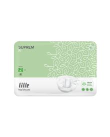 Lille Suprem Fit All-in-One Pad Super Plus | Heavy Incontinence Briefs, Up to 2980ml Absorbency