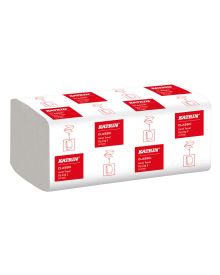 Katrin Classic 2-Ply White Hand Towels – Soft, Absorbent V-Fold Zig Zag Paper Towels