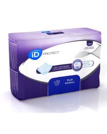 iD Protect Bed Pad Plus 60x60cm – Disposable Bed & Seat Pads | 600ml Absorbency