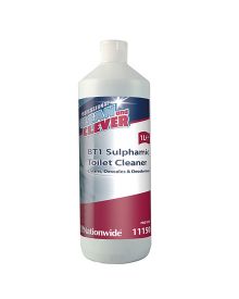 Clean and Clever BT1 Sulphamic Acid Toilet Cleaner – Powerful Limescale & Organic Deposit Remover (6x1L)