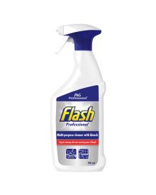 Flash Multi Purpose Cleaner with Bleach Spray – Effective Kitchen & Bathroom Cleaner 750ml