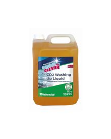 Clean & Clever Lemon Washing Up Liquid | Concentrated Hand Dishwashing & Multi-Surface Cleaner