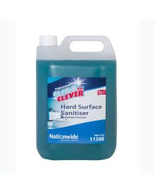Clean & Clever Hard Surface Sanitiser 2×5 L – Bactericidal Multi-Surface Cleaner